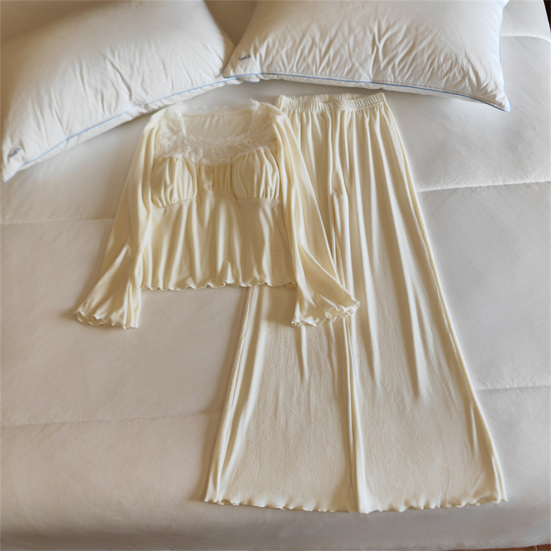 8642#(가슴 패드 포함) 슈트 크림 옐로우 아일랜드 벨벳