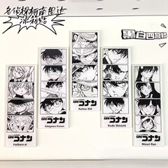 动漫名侦探柯南周边黑白四宫格冰箱贴原画版怪盗基德亚克力装饰