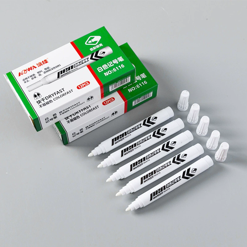 Пятно белые маркерные ручки белые чернила жирные чернила большие головные ручки