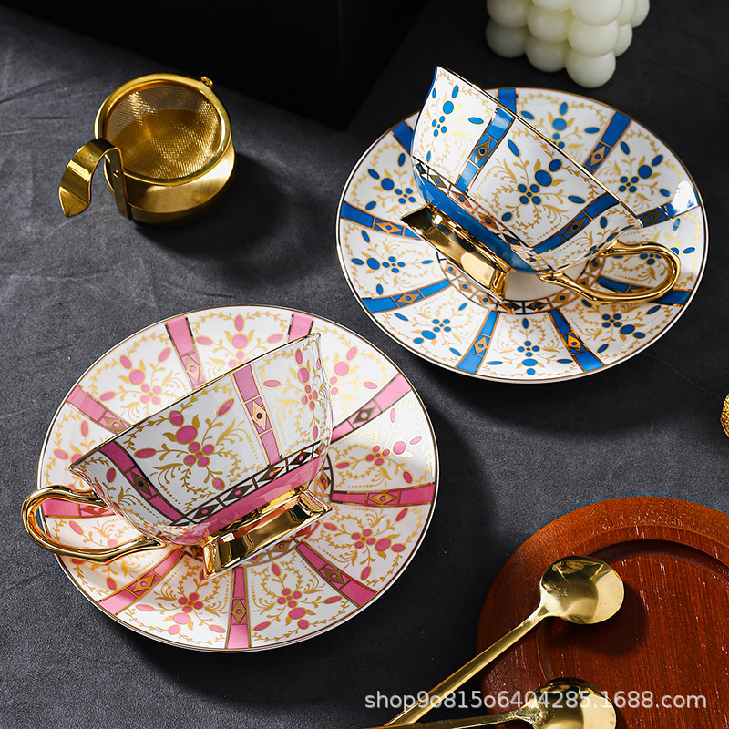 Coffee Cup High-grade Exquisite Light Luxury High-end European Ceramic Design Sense Niche Especially Beautiful Cup