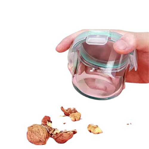 Glass feeding bowl set, mini small capacity portable high-temperature resistant, microwave and steamable tableware set