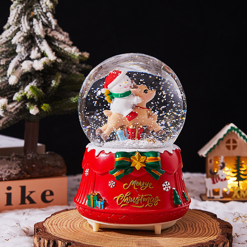 2354목마를 타고 있는 크리스마스 눈사람