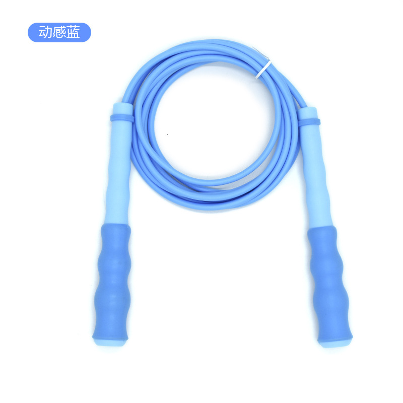 Children's cute professional sports silicone jump rope for students