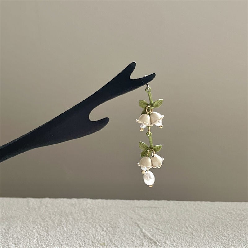 Simple Wooden Buckling Orchid Hairpin Retro Hanfu Antique Hairpin Niche Light Luxury Hair Disc High-end Flower Hair Hairpin