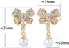 Earrings, fashionable zirconium, ear clips, European style, wholesale