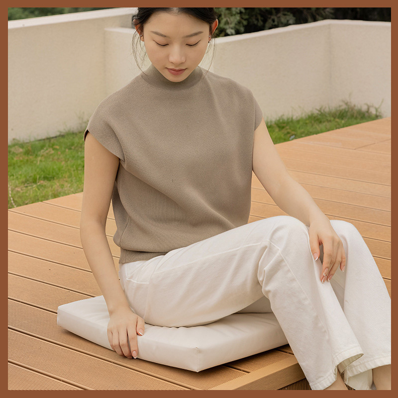 Spot Square Memory Foam Cushion High Density Sponge Cushion Butt Cushion Waterproof Sun Protection Outdoor Coffee Shop Futon