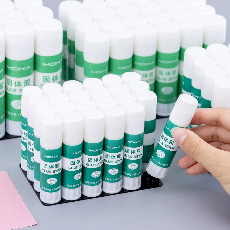 Студенческие канцелярские товары с высокой вязкостью твердый клей канцелярские принадлежности роторный большой детский ручный клей PVA клей оптом