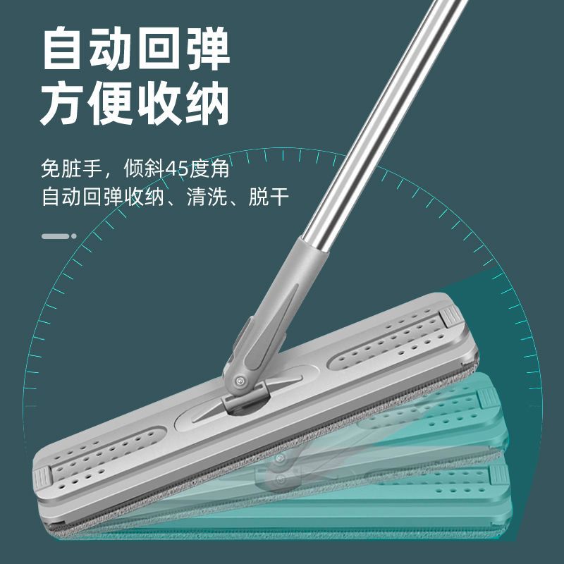 espesar perezoso sin lavarse a mano rascar trapeador trapeador doméstico un trapeador limpio y húmedo de doble uso con barril trapeador de suelo artefacto mágico