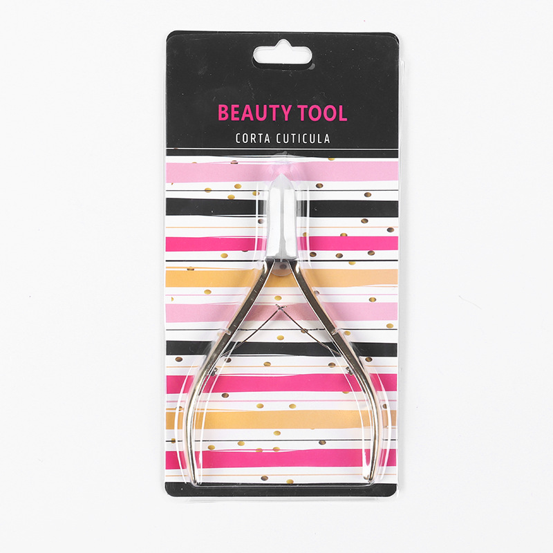 D501 pinzas de cuero muerto titanio de color (embalaje de tarjetas)