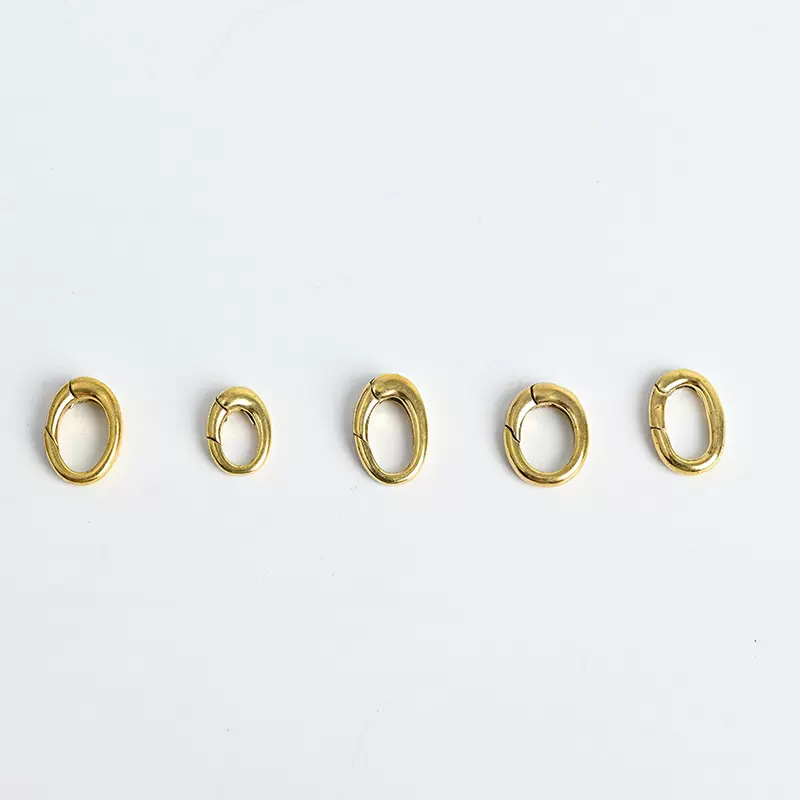 黄铜椭圆饰品扣DIY手工配件常规饰品扣厂家直供批发