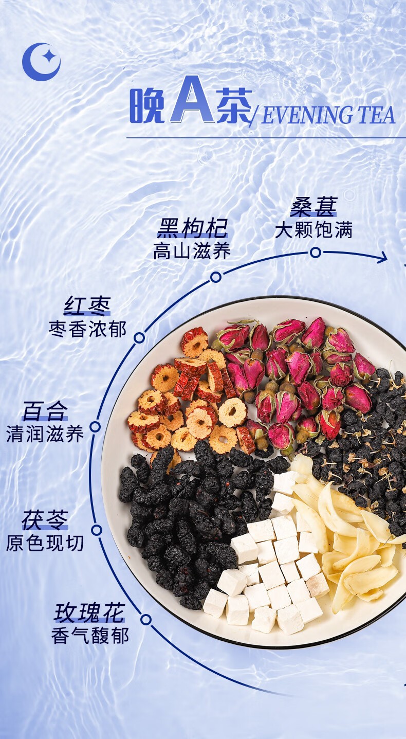 Morning C Evening A Fruit Tea Set Lemon Rosa Roxburghii Fig Mulberry Black Goji Rose 200 Bags specifications