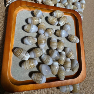 Factory Direct Sales Natural Silk Agate Loose Beads DIY Beads 15X20Mm Round Beads Wholesale Loose Beads