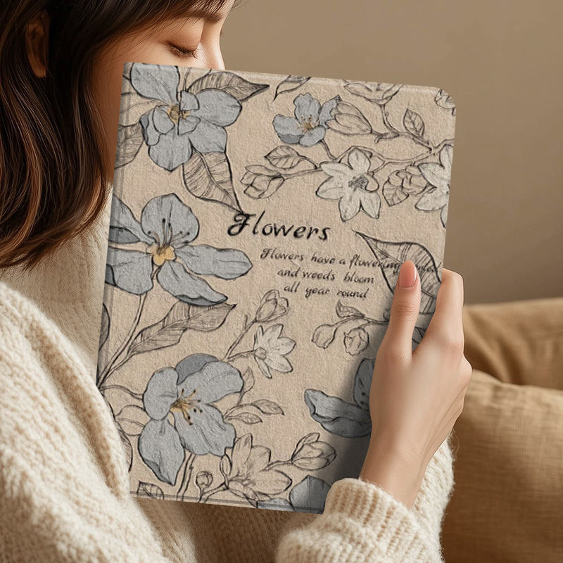 Suitable for Apple Air6Ipad9 Protective Case 10.2 Inches 10Th Generation Pro5Th Generation 24Pro Shell Mini7 Magnolia