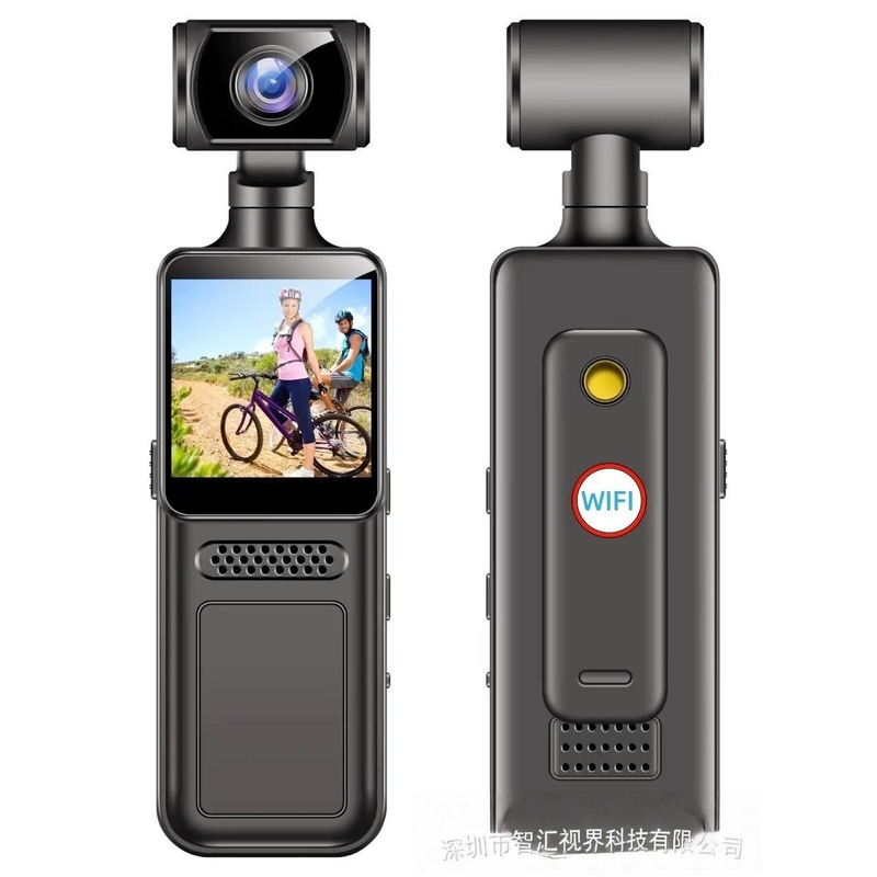国境を越えた新型ハンディhdスポーツ録画ポケットカメラ180 ° 回転レンズ屋外自転車カメラ|undefined