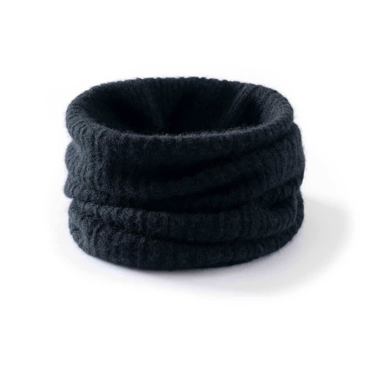 Women's Cashmere Neck Warmer 2026 Autumn/Winter Warm Neck Protector Solid Color Knitted Twisted Fashion Neck Warmer Outdoor Warm Neck Cover