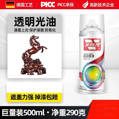 Car Varnish Self-Painting Quick-Drying Bright Oil Transparent Paint Waterproof Bright Protective Paint Glazing Clear Paint Gloss Paint Can (Avtomobil boyası) - 1-bottle-of-varnish-500ml-net-290g-500ml