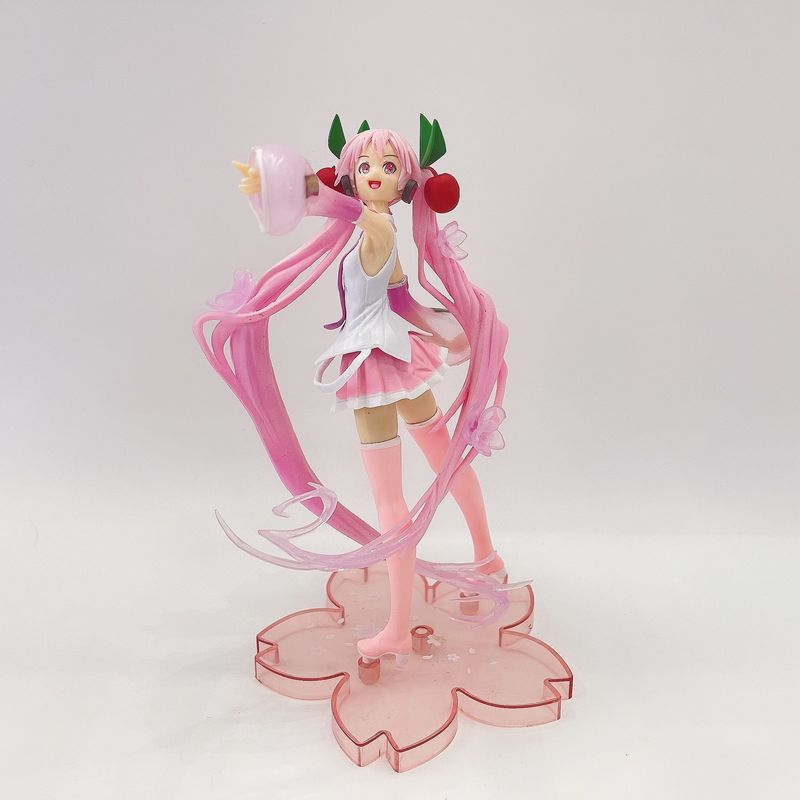 初音未来手办樱花兔耳公主殿下动漫二次元美少女周边模型摆件玩偶|undefined