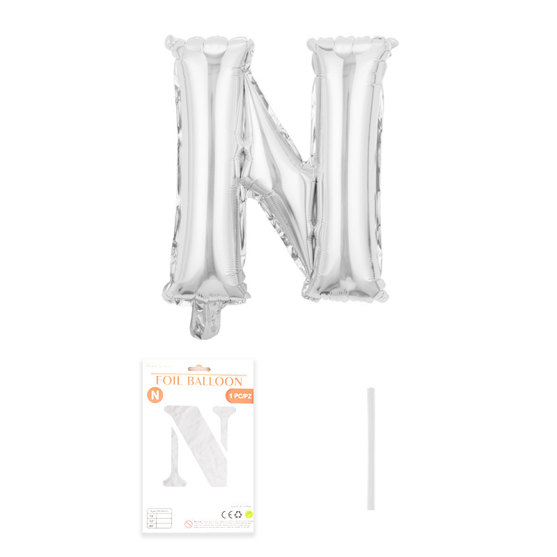 Tarjeta de papel independiente con letras de 32 pulgadas, embalaje fino, embalaje de globos de papel de aluminio, versión estadounidense, película de aluminio delgada, globo flotante al por mayor image 68
