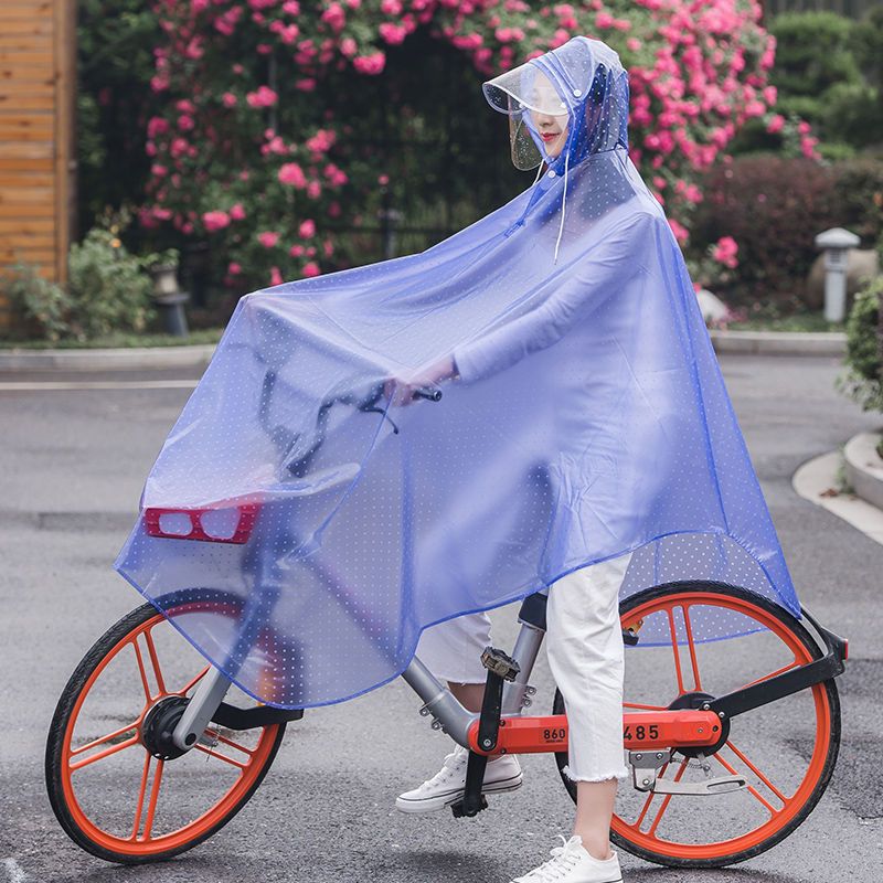 비옷 전기 자전거 싱글 남녀 성인 승마 전기 오토바이 자전거 판초 전신 안티-ENSHUN