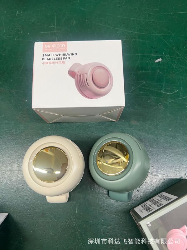 新しい小型旋風吊り首と腰ミニ小型ファン屋外ポータブルハンドヘルドデスクトップ USB 充電小型扇風機|undefined