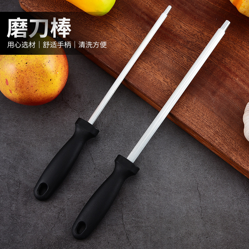 メーカー直販研削棒家庭用手動研削棒肉屋が肉を売る専用の高硬度研削包丁はさみ神器|undefined