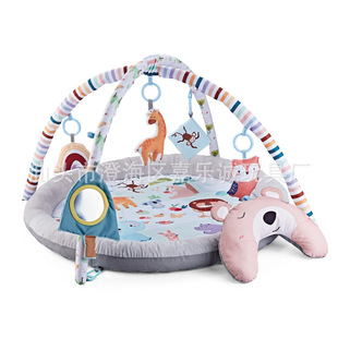 Toy Baby Bed Bed Fence Crawling Mat Play Fitness Rack with Pillow Crawling Mat Super Soft Toy Game Mat