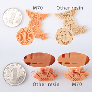 3d printing consumables high precision photosensitive resin rigid 405nm low shrinkage red wax resin M70