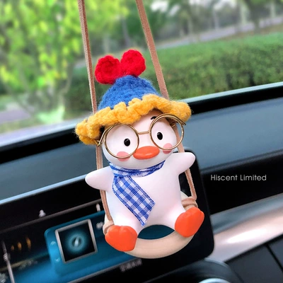 Hanging Ornament, Duck Aromatherapy Car Car hanging - princess-duck-pendant