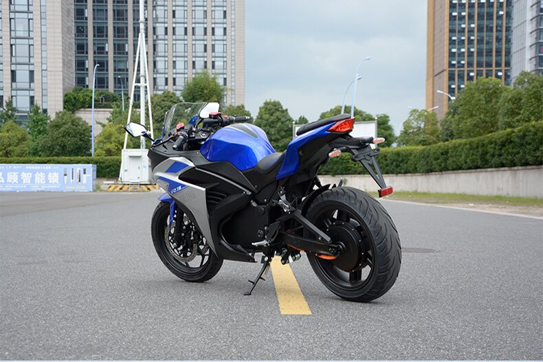 中国工厂生产72v2000w3000w5000w 电动赛摩托车R3龙族
