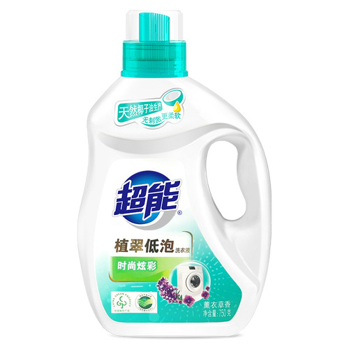Super Power Laundry Detergent 750g Bottle, Vibrant and Bright Lavender Scent