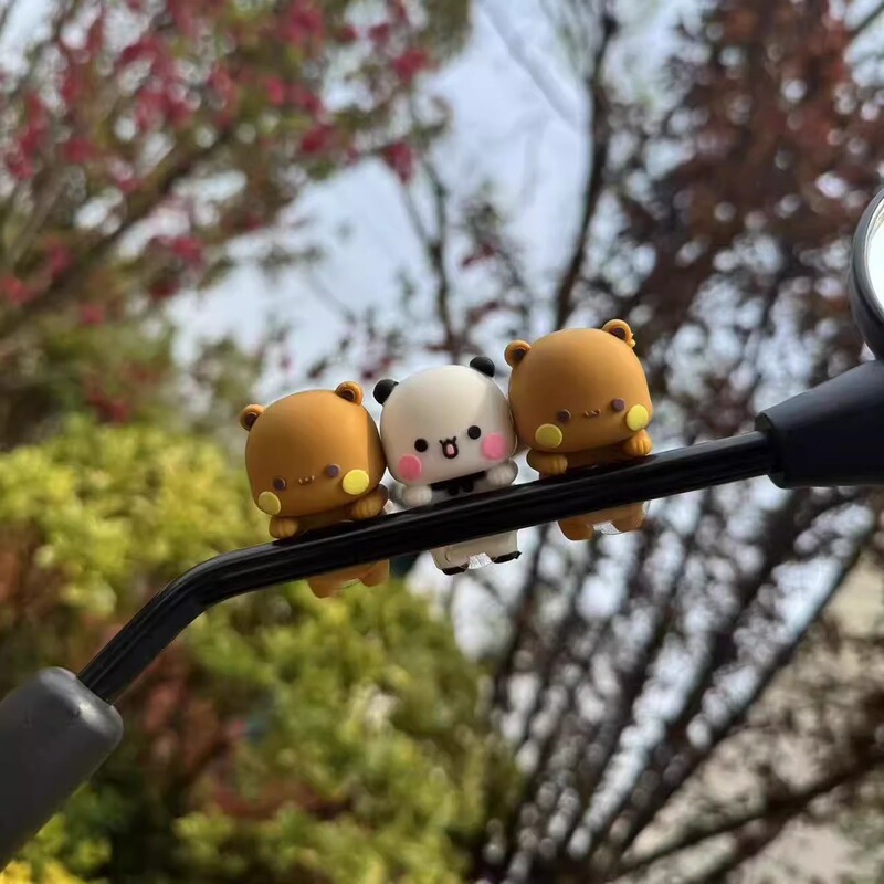 電気自動車 1 2 かわいい布の装飾アクセサリーかわいい韓国スタイルのオートバイの計器パネルステッカー小さな装飾品|undefined