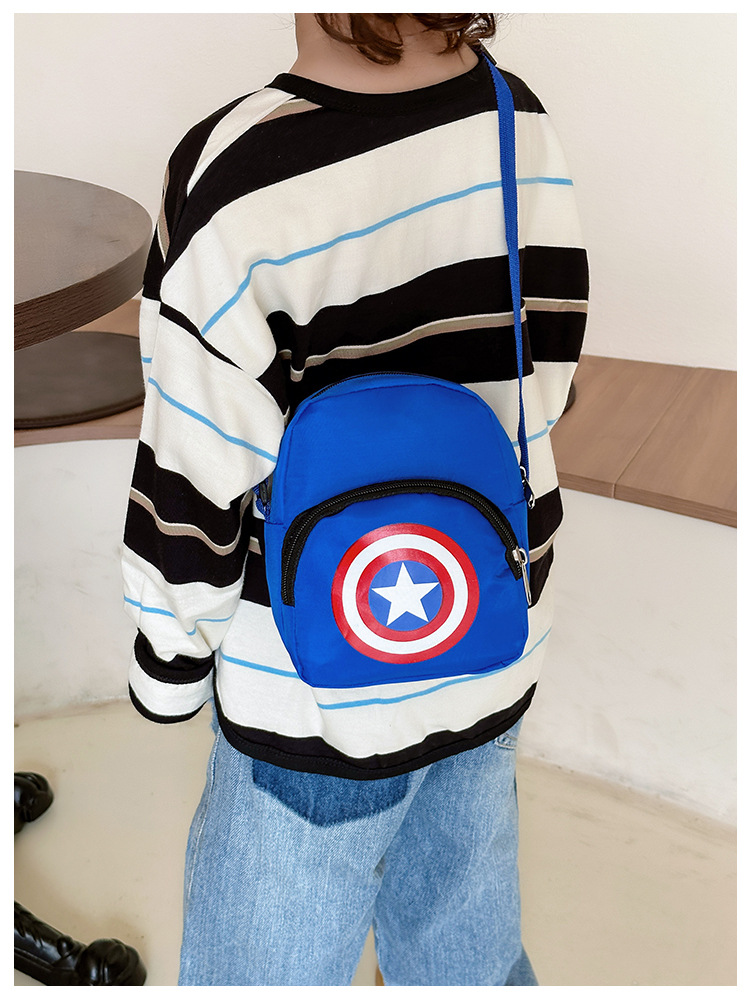 2023 Children's Casual crossbody Bag, New cartoon small crossbody bag for primary school students, portable mobile phone coin purse for boys' Outing undefined