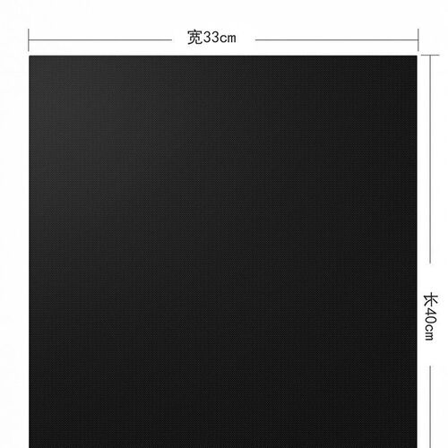 Amazon fiberglass non-stick high temperature resistant bbq oven mat outdoor black copper Teflon barbecue mat