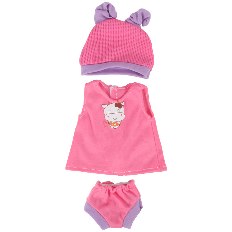 Fábrica directa moda 36cm vinilo simulación muñeca ropa 14 pulgadas niños y niñas ropa transfronteriza exclusiva