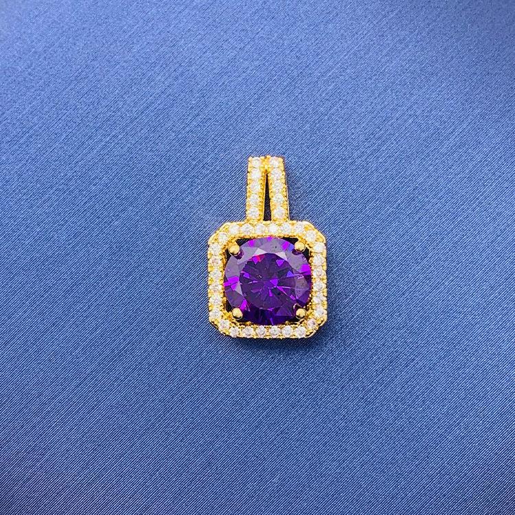 Tiktok Venta caliente colgante al por mayor auto-seleccionado 100 cobre colgante único con fuente de cadena de fábrica al por mayor sin cadena