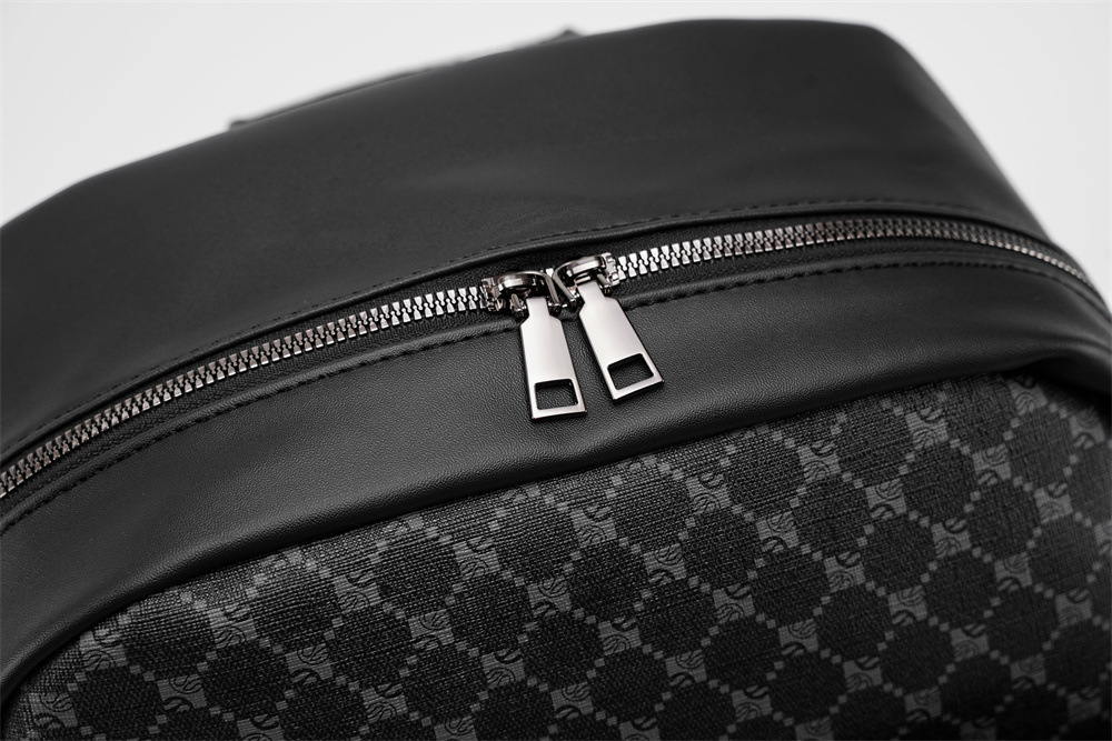 Sac à dos pour ordinateur portable pour homme avec broderie originale - Sac de travail antivol de grande capacité et résistant à l'eau, sac d'ordinateur durable de 15 pouces, style de voyage unisexe 2025_voghion.com