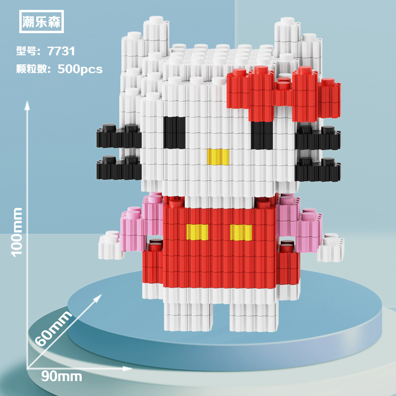 Noche puesto en el mercado de suministro al por mayor de partículas de diamante en miniatura bloques de construcción de juguete de montaje de partículas juguetes regalo educativo descompresión