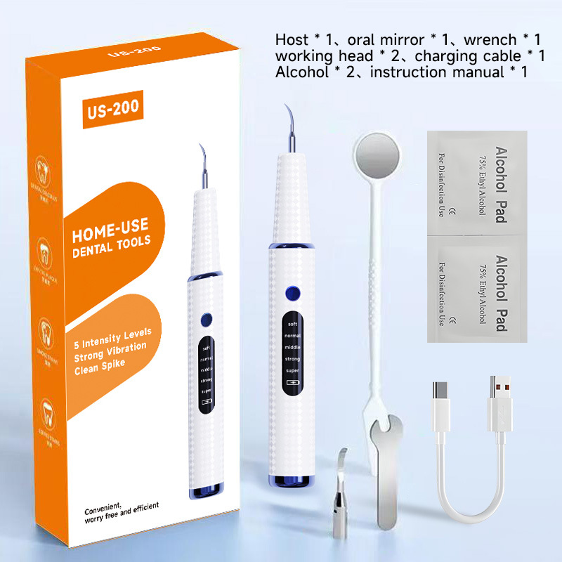 Dispositivo eléctrico transfronterizo para limpieza dental, limpiador dental ultrasónico, dispositivo de cuidado bucal con iluminación, máquina inalámbrica para limpieza dental, blanqueamiento.