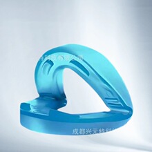 跨境新款无需塑形牙托 蓝色上下双层牙套防磨牙打呼噜牙套
