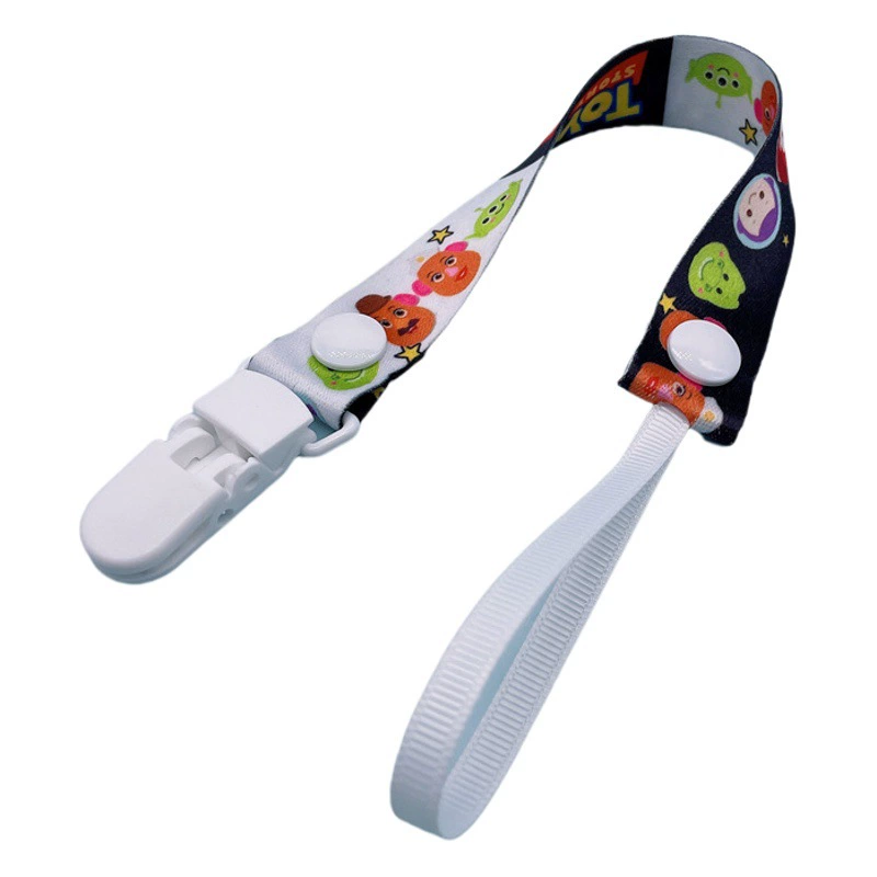 Портативный фиксированный зажим для прорезывания зубов, ремень для защиты от падения, детский сад, короткие зажимы с защитой от падения, соска, цепная веревка с защитой от потери