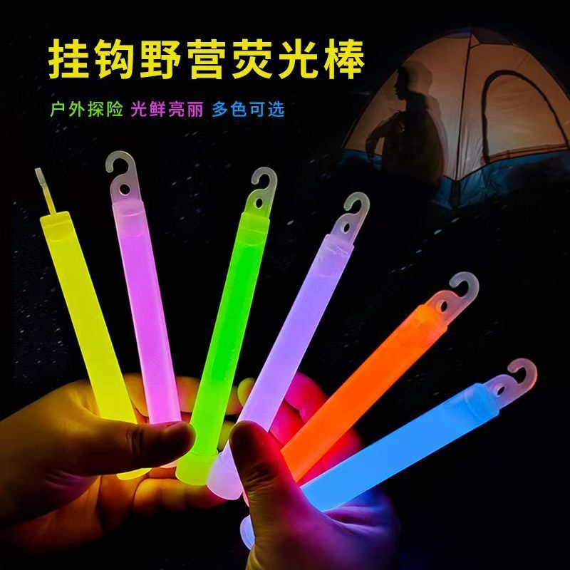 4inch Brightened Chemical Hook Fluorescent Stick Concert Large Luminous Outdoor Night Light Survival Emergency Glow Stick 4inch Brightened Chemical Hook Fluorescent Stick Concert Large Luminous Outdoor Night Light Survival Emergency Glow Stick