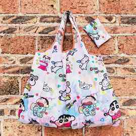 卡通可爱超市购物袋环保手提买菜包可折叠便携大容量卡通牛津