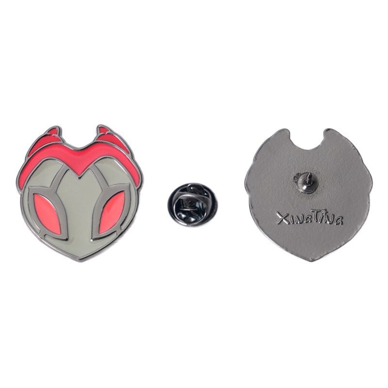 Tongren erchuang anime periférico Hollow Knight amuleto insignia aleación cristal epoxi insignia broche