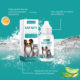 YEGBONG Pet Ear Cleaning Care Liquid Cat Dog Ear Wafer Odor Cleaning Ear Cleaning Liquid