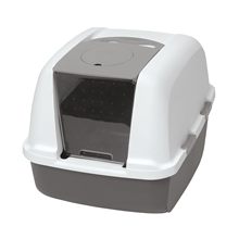 跨境 Amazon Open Top Cat Litter Box with High Sides and Scoo