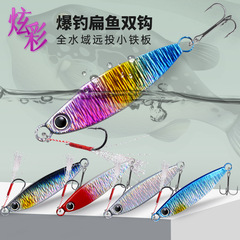 Baitcasting Iron Plate Fish Scale Pattern Lure for Trolling - Specialized for All Water Layers - Casting Iron Plate Lure