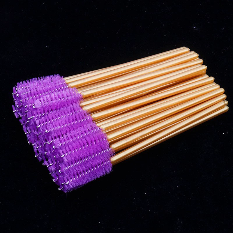 Disposable brush for eyelashes, curly false eyelashes for extension