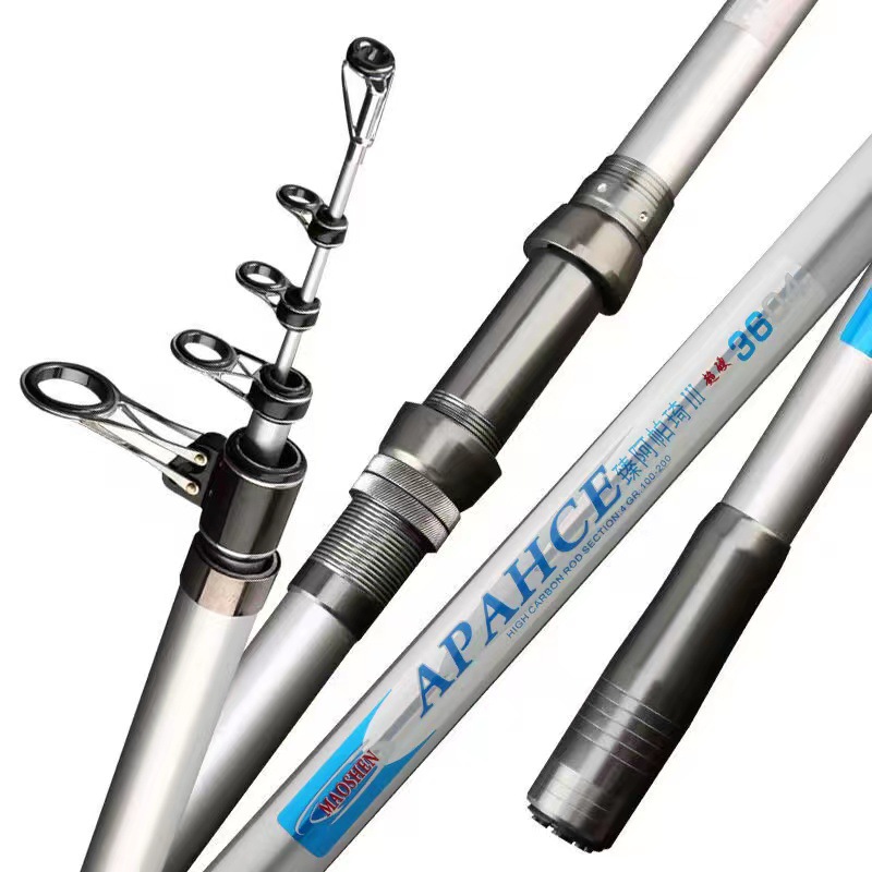 アパッチ第三世代カーボン超硬遠投ロッドビジュアルアンカーフィッシングロッドシーロッド釣り竿セット卸売