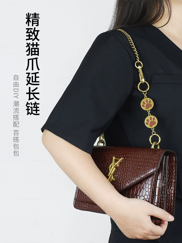 Long accessories, shoulder bag, underarm bag, chain