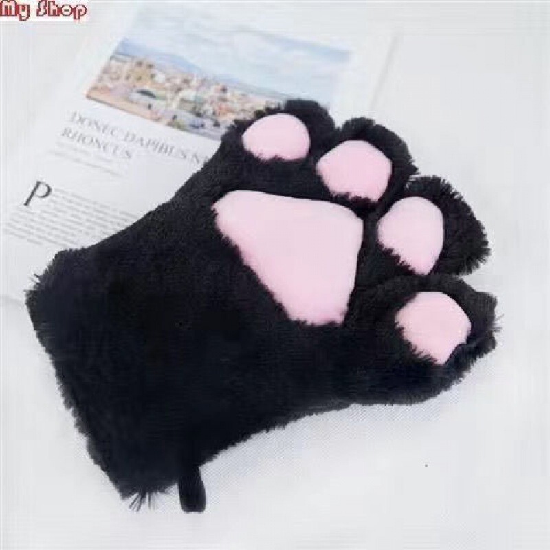 猫猫丝袜立体长筒可爱日系猫爪二次元动漫过膝袜洛丽塔肉垫|undefined